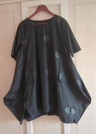 Ассиметричное платье -туника бохо .