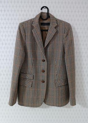 Пиджак в гусиную лапку zara