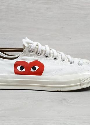 Мужские кеды converse play comme des garcons оригинал, размер 45