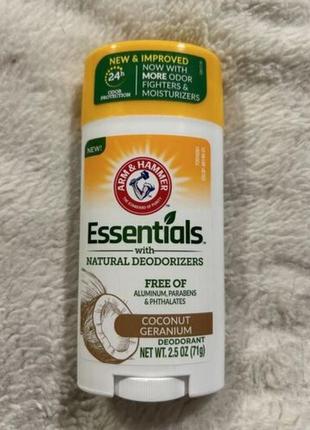Arm hammer essentials, 7 разных запахов, ultramax дезодорант органический, сша4 фото