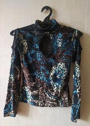 Гольф, лонгслив, блуза разноцветная яркая оригинальная