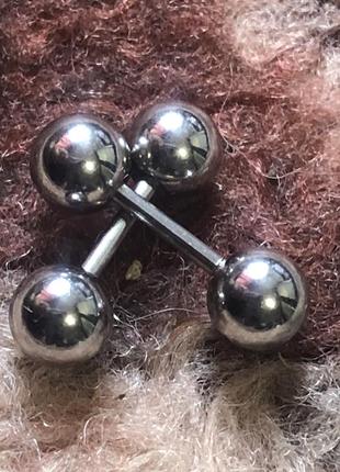 Сережки штангочки