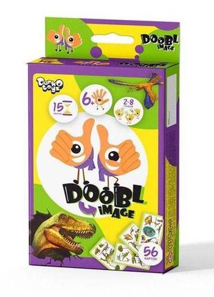 Настільна гра "doobl image dino", danko toys, dbi-02-05u