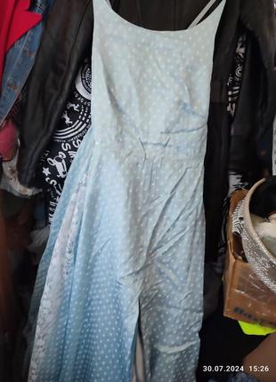 Длинное двустороннее платье