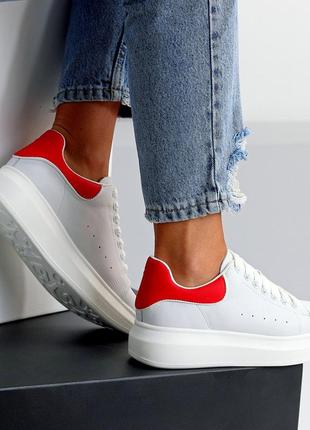 Кожаные кеды