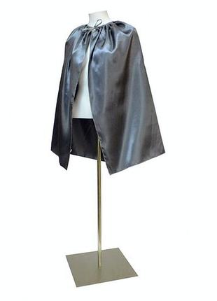 Плащ дитячий карнавальний сірий