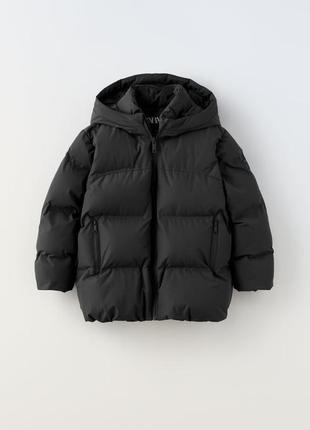 Куртка пуховик термопуфер 116 122 см zara