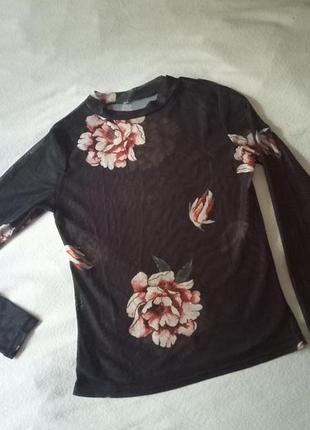 Прозрачный лонгслив -евро сетка 7