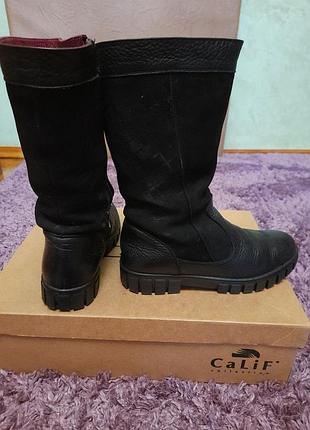 Чоботи шкіряні підліткові 37р.