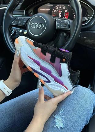 Кроссовки adidas originals niteball white black pink w