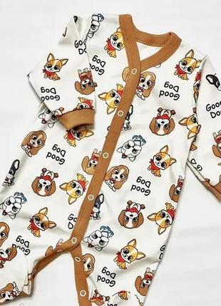 Человечек для новорожденного интерлок