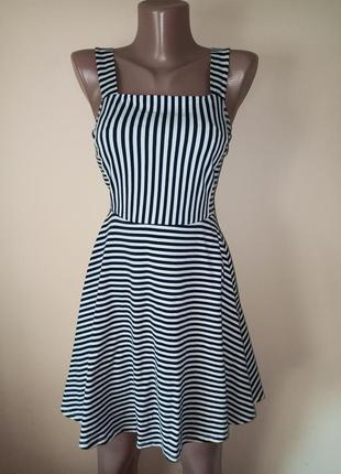 Сукня, сарафан dorothy perkins у синьо-білу смужку.