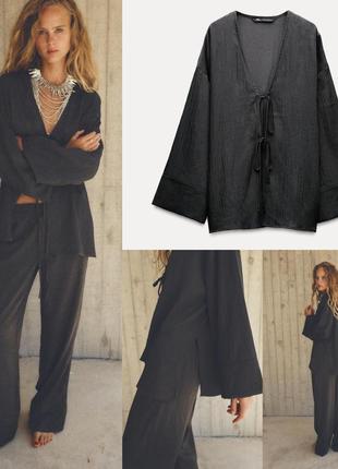Рубашка кимоно zara