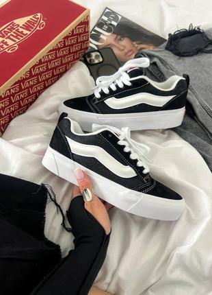 vans knu old skool black white zapato platform 2200 169558113 vans x moma era