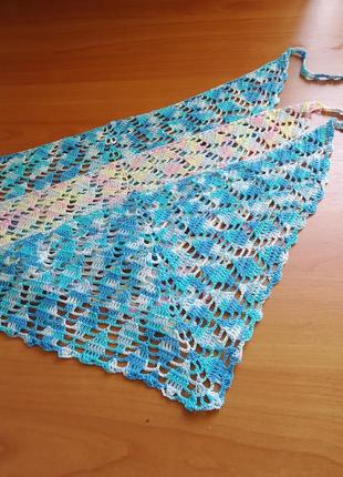 Элегантная косынка "морской бриз"