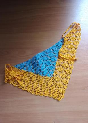 Элегантная косынка "морской бриз"