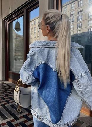 Zara джинсовая куртка сердце