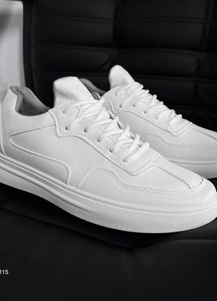 Мокасини 39-43 macas white білі / мокасини білі / кеди