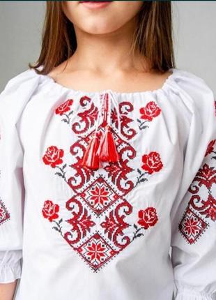 Дівоча сорочка вишиванка блузка вышиванка