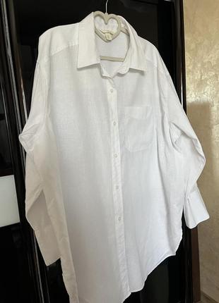 Сорочка льон+котон бренду h&m
