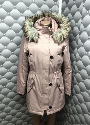 Парка з штучним хутром