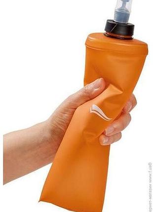 Crivit складывающаяся силиконовая бутылка для воды 0,5l crivit оранжевая