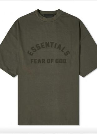 Fear of god balenciaga spring printed logo t-shirt  футболка