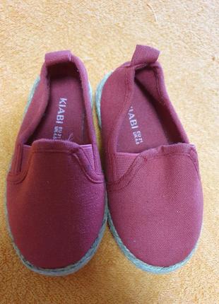 Дитячв еспадрільї, коттон, унісекс, на розмір 21