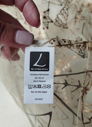 Снижка🤩европейский шик🤩🌟✨праздничная декоративная прозрачная накидка, скатерка, 85х85...