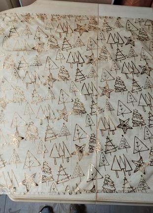 Снижка🤩европейский шик🤩🌟✨праздничная декоративная прозрачная накидка, скатерка, 85х85...