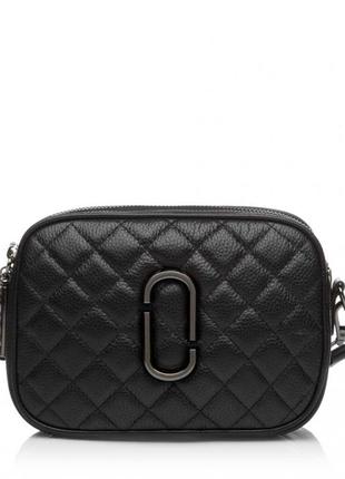 Сумка жіноча з натуральної шкіри чорна bags4life 6018/1 (10085)