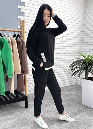 Жіночий прогулянковий спортивний костюм штани кофта8 фото