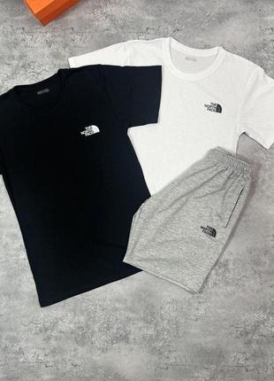Комплект tnf (футболка + футболка + шорті)