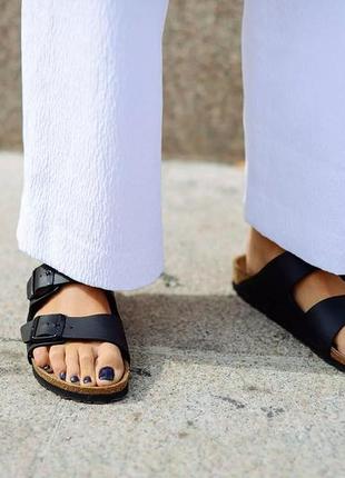 Стильні шльопанці birkenstock 40 р. оригінал, ортопедичні, шкіряні