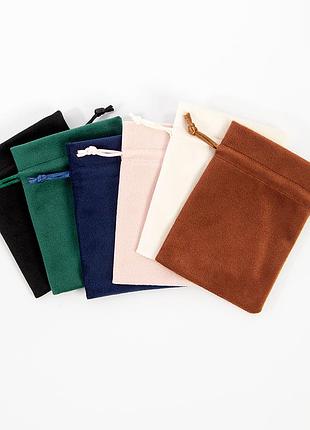 Подарочные мешочки на завязках для украшений, комплект набор