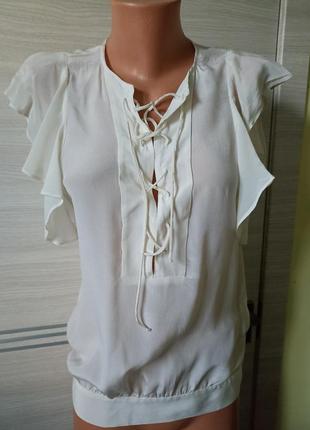 Блуза 100 % шовк zara