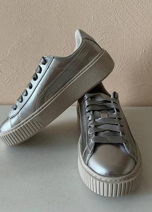 Женские кеды низкие puma Leggings basket platform