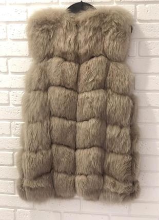 Жилетка хутро песець