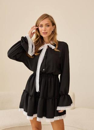 Сукня  із кружевом 🕊3 фото