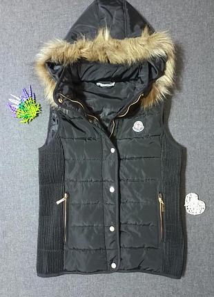 Жилетка із капюшоном moncler