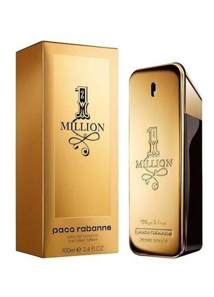 Мужская туалетная вода paco rabanne 1 million 100мл, новая!