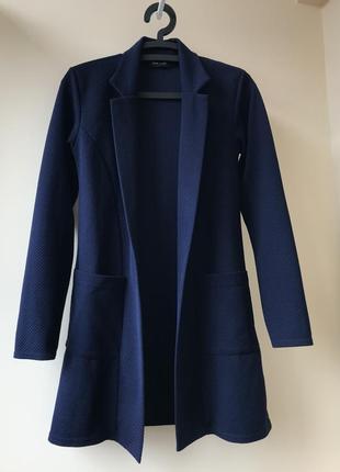 Удлиненный классический пиджак на запах new look