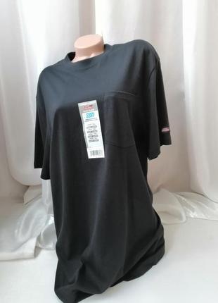 Футболка туніка подовжена з кишенькою на грудях шикарної якості