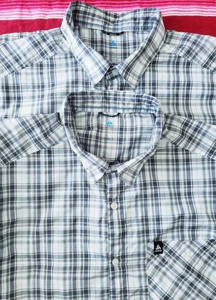 Рубашка туристическая, треккинговая odlo. xl.