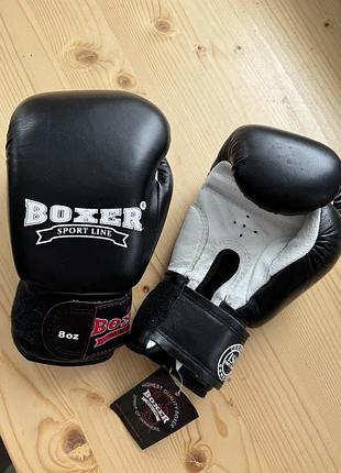 Боксерские перчатки boxer 8 oz