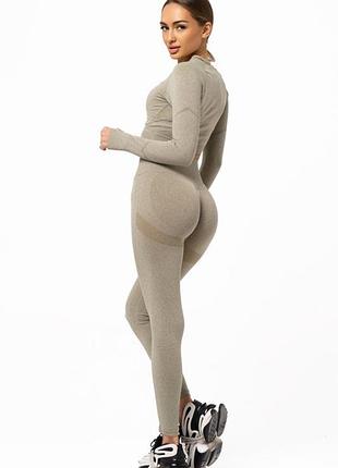 Женские бесшовные лосины леггинсы тайтсы пуш ап