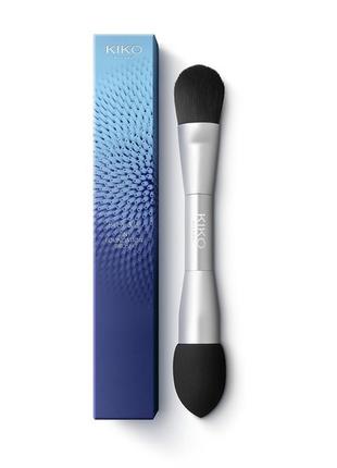 Пензель 2 в 1  blue me 2-in-1 foundation brush kiko milano