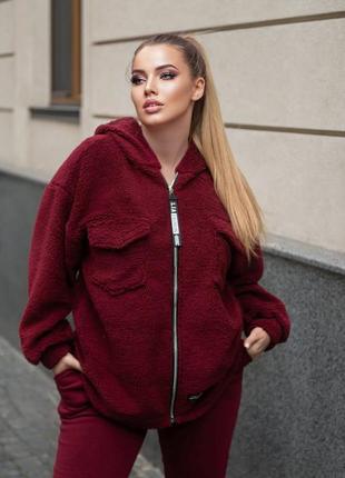 Теплая рубашка тедди