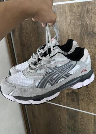 Кросівки asics gel-nyc steel grey (кроссовки, обувь)
