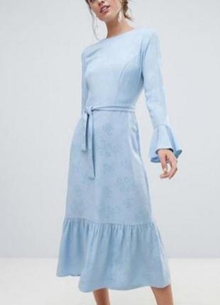 Очень красивое платье небесного цвета asos9 фото